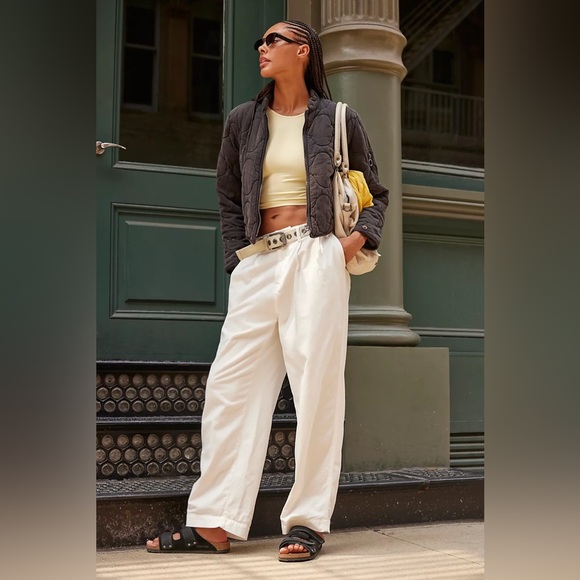 Free People Addy Chino Black Size 8 - Picture 7 of 7